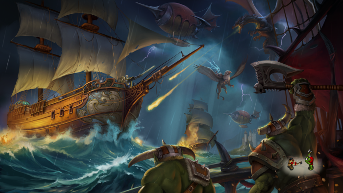 Der neu gestaltete Ladebildschirm der Neuauflage mit den animierten Arbeitern unten rechts im Bild kann sich sehen lassen. (Bild: Blizzard Entertainment / Screenshot: Medienagentur Plassma)